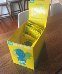 SmartSweets Sour Blast Buddies, 1.8oz (Pack of 12), Candy with Low Sugar (3g), Low Calorie (100), No Artificial Sweeteners, Plant-Based, Gluten-Free, Healthy Snack for Kids & Adults 1.8 Ounce (Pack of 12) 22 71UJVPmv0PL 1