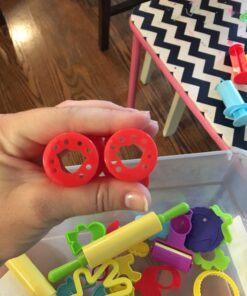 Carykon Dough Extruders Set Assorted Designs, Set of 10, 5 Patterns - Random Colors 42 71UJWMN615L