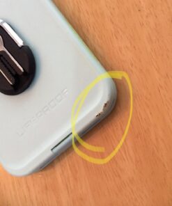 LifeProof iPhone XR FRĒ Series Case - TIKI (FAIR AQUA/BLUE TINT/LIME), waterproof IP68, built-in screen protector, port cover protection, snaps to MagSafe Tiki (Fair Aqua/Blue Tint/Lime) 21 71UJmIXsQML