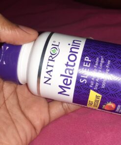Natrol Melatonin 1mg, Strawberry-Flavored Dietary Supplement for Restful Sleep, 90 Fast-Dissolve Tablets, 90 Day Supply 29 71UJy5TQZmL