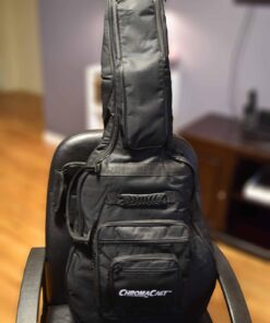 ChromaCast Acoustic Guitar 6-Pocket Padded Gig Bag with Guitar Strap and Pick Sampler 59 71UKD0curiL