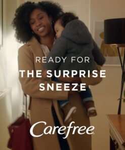 Carefree Original Thin Panty Liners, Daily Protection, Long, 92 Count (Pack of 1) 92 Count (Pack of 1) 13 71UKX1GZ2wS