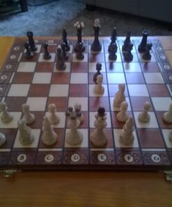 Wegiel Chess Set - Consul Chess Pieces and Board - European Wooden Handmade Game - JUNIOR 61 71UKekL65L
