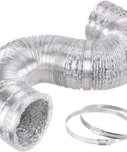 iPower 6 Inch 442 CFM Inline Fan with 6" 16 Feet Ducting Combo for Grow Tent Ventilation, Fan & Ducting & Filter, Silver 18 71UKmm1 IbL