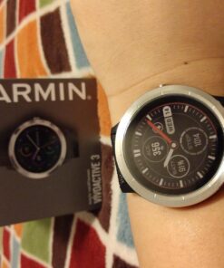 Garmin 010-01769-01 Vivoactive 3, GPS Smartwatch with Contactless Payments and Built-In Sports Apps, Black with Silver Hardware 60 71ULQUP9UL