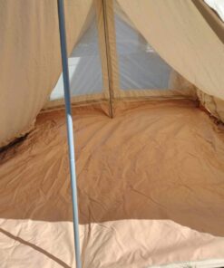 S'more Canvas Glamping Tent, 4 Season Family Camping Tent for 3/4/6 Person, Waterproof, Windproof, and Weather Resistant Tent for Family Glamping, Car Camping, Outdoor Party Cabin Tent(6.9ft x 8.5ft x 4.9ft) 50 71ULnJxDrjL