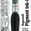 Pentel Arts Aquash Pigment Ink Brush, Light Black Ink, Pack of 1 (FRHMNBPA), medium