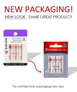 SINGER Sewing Machine Needles, 1-Pack, Size 18 3/Pkg Set of 3, Size 110/18 14 71UMY33z20L