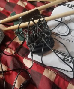 Pyle Portable Drums, Tabletop Drum Set, 7 Pad Digital Drum Kit, Touch Sensitivity, Wireless Electric Drums, Drum Machine, Electric Drum Pads, LED Display, Mac & PC - PTED01 32 71UMskljcnL