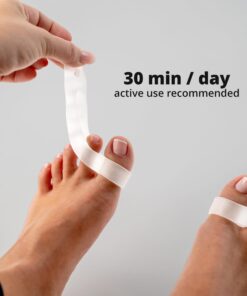 YOGABODY Naturals Toe Spreaders & Separators, Fast Pain Relief from Hammertoe & Bunions, Two Pairs in Stylish Wooden Box, Latex-Free Rubber Toe Stretchers Used for Walking, Running & Yoga Practice 21 71UMyj6nncL 1