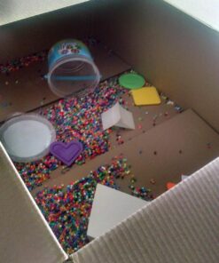 Perler Multi Mix Assorted Fuse Bead Bucket, 6000 pcs 45 71UNILVU9bL