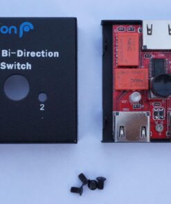 Fosmon 4K HDMI Switch 2 in 1 Out 4K@60Hz, 2-Port Bi-Directional HDMI 2.0 Switcher Splitter Hub UHD 3D HD 1080p HDCP, for HDTV, PS5/4, Xbox, Apple TV 2-Port / 4K@60Hz 27 71UNUEPXeAL