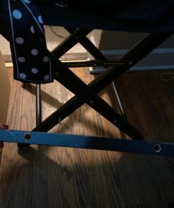 Casual Home 24" Director's Chair Black Frame-with Black Canvas, Counter Height Black Frame - Solid Wood 29 71UNlQyt0UL