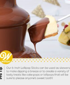 Wilton Chocolate Pro Chocolate Melting Wafers - Fill your Chocolate Fondue Fountain with the Quick Melting Chocolate Wafers for Dessert Dipping Fun, 2-Pound (Pack of 2) 2 Pound (Pack of 2) 0 24 71UNxOwJJsS