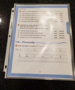 Amazon Basics Sheet Protector, Heavy Duty, Non-Glare, 100 Pack, Clear 100 - Pack 27 71UNyvwHteL