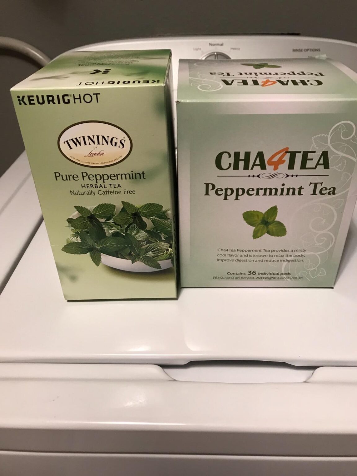 Cha4TEA 36Count Peppermint Tea Pods For Keurig KCup Brewers 36 Count