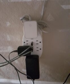 BESTTEN USB Wall Outlet Surge Protector with 2.4A Dual USB Charging Ports and 6 Grounded Outlets, 15A/125V/1875W, ETL Listed, White 1 30 71URatvQNCL