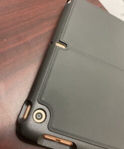 Logitech iPad (7th, 8th and 9th generation) Keyboard Case | Slim Folio with integrated wireless keyboard (Graphite), 7.3" x 10.1" x 0.9" Tablet Keyboard 25 71URrvV9iL