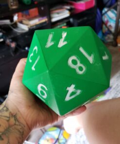 Learning Advantage Jumbo Polyhedra Die - 20 Sides - Large, Foam Dice for Games - Teach Numbers, Probability, Addition and Subtraction 31 71USTRbT SL