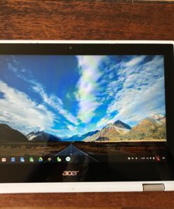 Acer Chromebook R 11 Convertible, 11.6-Inch HD Touch, Intel Celeron N3150, 4GB DDR3L, 32GB, CB5-132T-C1LK, Denim White 36 71UScC27ufL