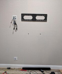 Bryant Electric RR1512W 2-Gang Recessed TV Connection Outlet Plate with 15 Amp 125V Tamper-Resistant Duplex Receptacle with One Pass-Thru Opening, White 1-Pass-Thru Opening 40 71USd2LewZL