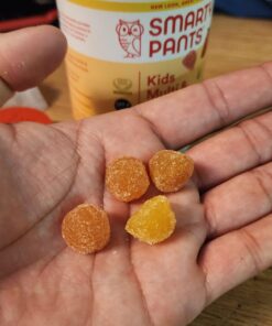 SmartyPants Kids Multivitamin Gummies: Omega 3 Fish Oil (EPA/DHA), Vitamin D3, C, Vitamin B12, B6, Vitamin A, K & Zinc for Immune Support, Gluten Free, Three Fruit Flavors, 120 Count (30 Day Supply) Kids Formula 120 Count (Pack of 1) 41 71USiamkHlL 2