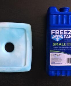 Cool Coolers by Fit + Fresh, 4 Pack Slim Ice Packs, Space Saving Reusable Ice Packs for Lunch Boxes or Coolers, Single Pack Pack of 4 46 71USjR78a0L