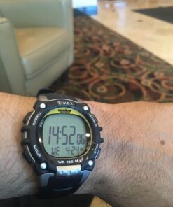 Timex Men's TW5M03400 Ironman Classic 100 Full-Size Black/Yellow 46 71UTCVp4OtL