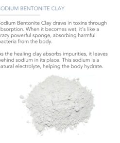 Pure Body Naturals Pure Bentonite Powder for DIY Detox Bath & Facial Mask, Pure Indian Healing Clay for Burns, Mastitis, Inflamed or Chapped Skin (8.0 oz) 28 71UTItfjvRL