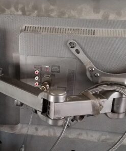 Mount-It! Single Monitor Arm Mount | Desk Stand | Full Motion Height Adjustable Articulating Tilt | Fits 19 21 24 27 29 30 32 Inch VESA 75 100 Compatible Computer Screen | C-Clamp and Grommet Base 48 71UUZFGSzcL