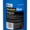 Scotch Painter's Tape Original Multi-Surface Painter's Tape, 1.88 Inches x 60 Yards, 6 Rolls, Blue, Paint Tape Protects Surfaces and Removes Easily, Multi-Surface Painting Tape for Indoor and Outdoor Use 3 71UV3vx5lsL