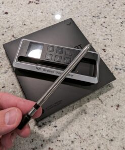 Paneceia Wireless Meat Thermometer Digital, 800FT Long Range Bluetooth Cooking Thermometer, Food Thermometer for Remote Monitoring of Grill, Oven, Smoker, Air Fryer, Rotisserie, iOS & Android App 49 71UVoxXyP7L