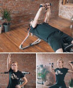 Vdip Power Station | Patented V-Shaped Equipment for All-Powerful Dips & Resistance Training | Lightweight & Effortless Assembly | Doubles as a Workout Bench|Total Body Workout at Home, Work, Gym 16 71UW0rrZcbL