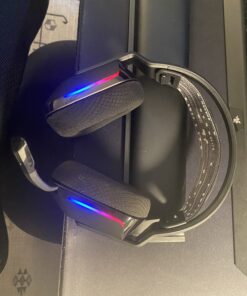 Logitech G733 Lightspeed Wireless Gaming Headset with Suspension Headband, Lightsync RGB, Blue VO!CE mic technology and PRO-G audio drivers - Black 37 71UWBi6GpXL