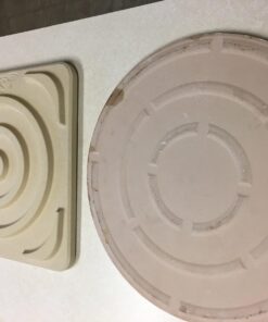 Pizza Stone - Baking Stone. SOLIDO Rectangular 14"x16" - Perfect for Oven, BBQ and Grill 55 71UWMexAcGL