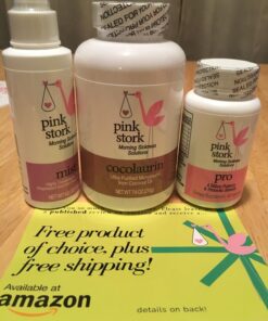 Pink Stork Morning Sickness Bundle with Organic Ginger Peach Tea and Sweets, Supports Morning Sickness for Pregnant Women, Digestion, and Motion Sickness, 1st Trimester Pregnancy Must Haves, Set of 3 21 71UWNwv4naL