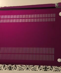 Se7enline Compatible with MacBook Pro Case Bundle 5 in 1 Set Hard Cover Cases for MacBook Pro 13 in A1278 Release 2010-2012 Sleeve Bag, Keyboard Cover,Screen Protector, Dust Plug, Deep Purple 16 inch 33 71UWg6HaqAL