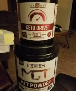 Zhou MCT Powder With Prebiotic Acacia Fiber | Zero Net Carbs | Keto Friendly Fat & Fiber Source | Easy To Digest | 45 Servings, 14.5 oz 26 71UXjdTEp8L