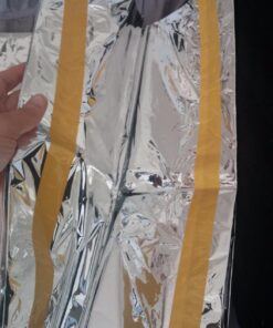 Sharp Survival Shack Emergency Survival Shelter Tent | 2 Person Mylar Thermal Shelter | 8' X 5' All Weather Tube Tent | Reflective Material Conserves Heat | Lightweight | Waterproof | Best Su 38 71UY6uRqxYL