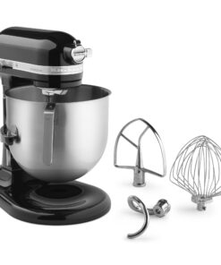 Alternative view of KitchenAid KSM8990OB 8-Quart Commercial Countertop Mixer, 10-Speed, Gear-Driven, Onyx Black No Bowl Guard