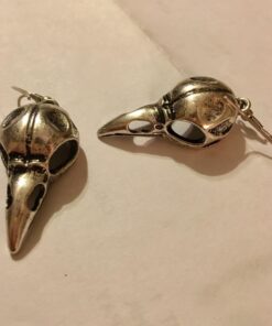 RechicGu Crow Viking Odin Bird Raven Skull Dangle Earrings Skeleton Death Devil Goth Punk Emo Steampunk Vintage Silver 26 71UYQfnmt3L
