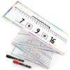0-100 Dry Erase Number Line Board Double Sided 4 Feet Number Lines for Students with a Red & Black Dry Erase Marker Featuring 0-100 Number Line on One Side and Blank Line on The Reverse Side Set of 1 Board/2 Markers 39 71UYo8E8naL