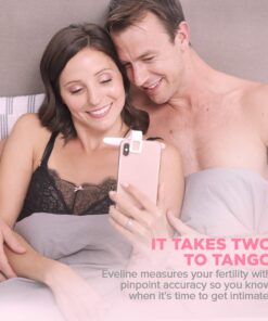 Eveline Digital Ovulation Test Predictor Kit - Easy at Home Ovulation Test Strips with Smart Scanner, Digital Results on Eveline App, 1 Cycle Supply Pregnancy Must-Haves - 99% Accuracy, 5 LH Strips 1 Count (Pack of 1) 21 71UZ1kNwhvL