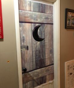 Outhouse Door Cover Party Accessory (1 count) (1/Pkg) 1 Outhouse 32 71UZQNxSj8L