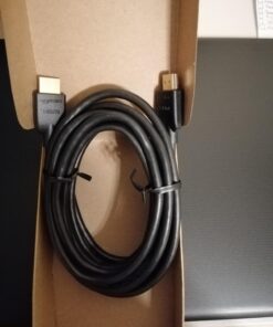 Amazon Basics HDMI Cable, 18Gbps High-Speed, 4K@60Hz, 2160p, Ethernet Ready, 10 Foot, Black 1 10 Feet 36 71UatDszcL