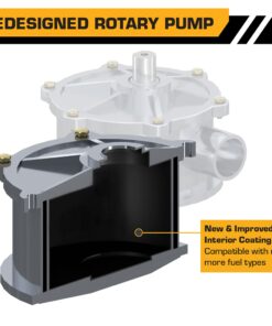 Arksen 35 Gallon Portable Gas Caddy Fuel Storage Tank Large Gasoline Diesel Can Hand Siphon Pump Rolling Flat-Free Solid Rubber Wheels Boat ATV Car Motorcycle Red 19 71UbSMqx1L