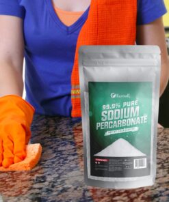 Premium Sodium Percarbonate - 99.9% Pure - Oxygen Bleach Powder - 2 lbs - Multi-Use - Safe in Home - Ecoxall Chemicals 2.00 Pound (Pack of 1) 19 71UbYTh6UwL