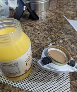 KUHN RIKON Strain-Free Gripper Opener for Jars and Bottles, 10 x 5 x 2.25 inches, White 23 71UbakydD1L