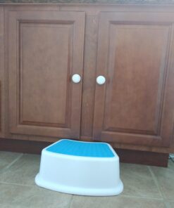 Kids Best Friend Boys Blue Step Stool, Take It Along in Bedroom, Kitchen, Bathroom and Living Room. Great For potty Training! 22 71Ubdtg gYL