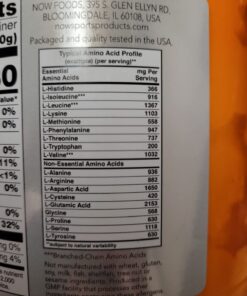 NOW Sports Nutrition, Egg White Protein, 16 g With BCAAs, Unflavored Powder, 1.2-Pound 30 71UbpSdGKJL